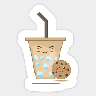 Ice Coffee & Cookie Sticker